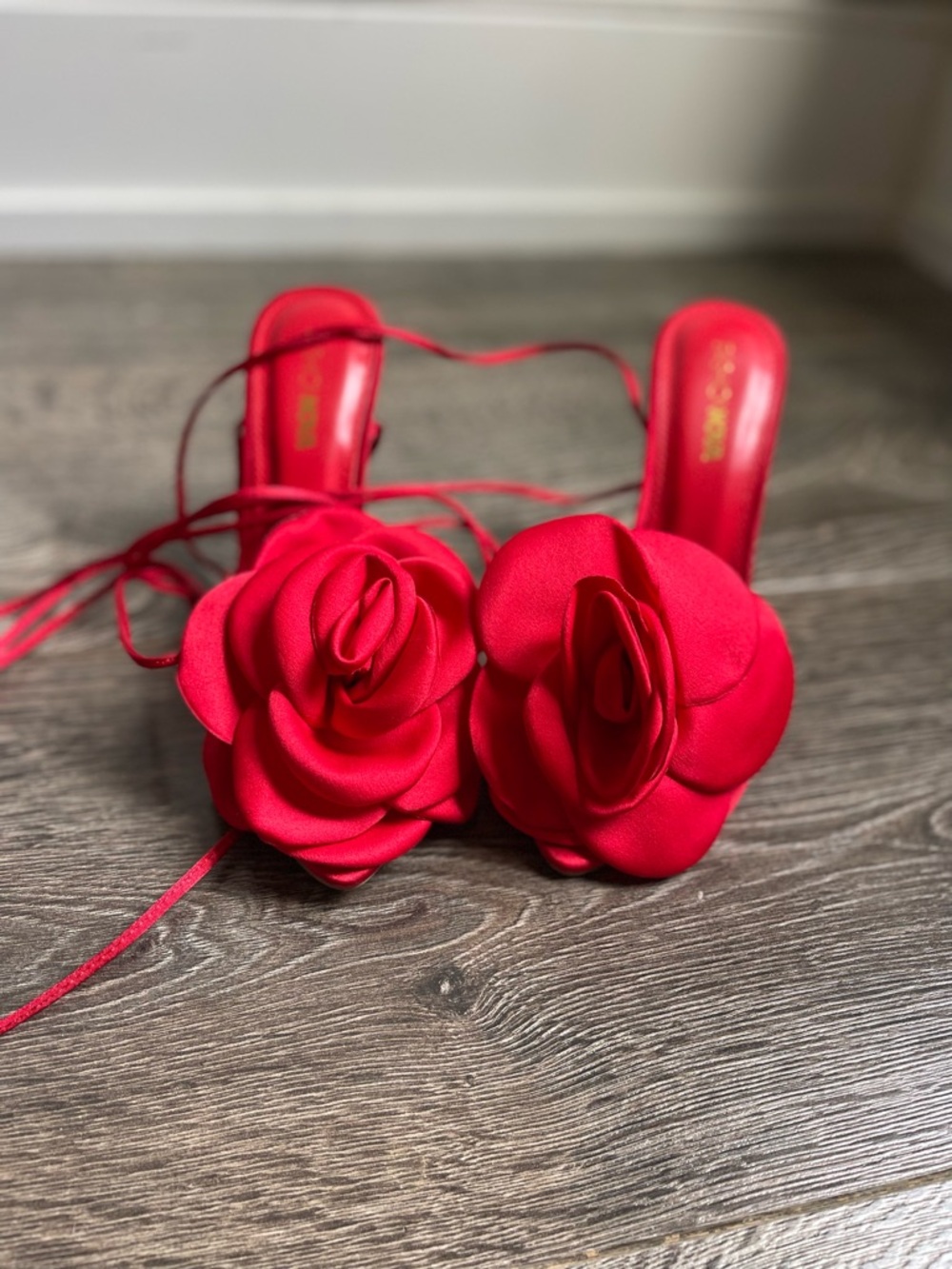 NWT - Red Rosette Heels